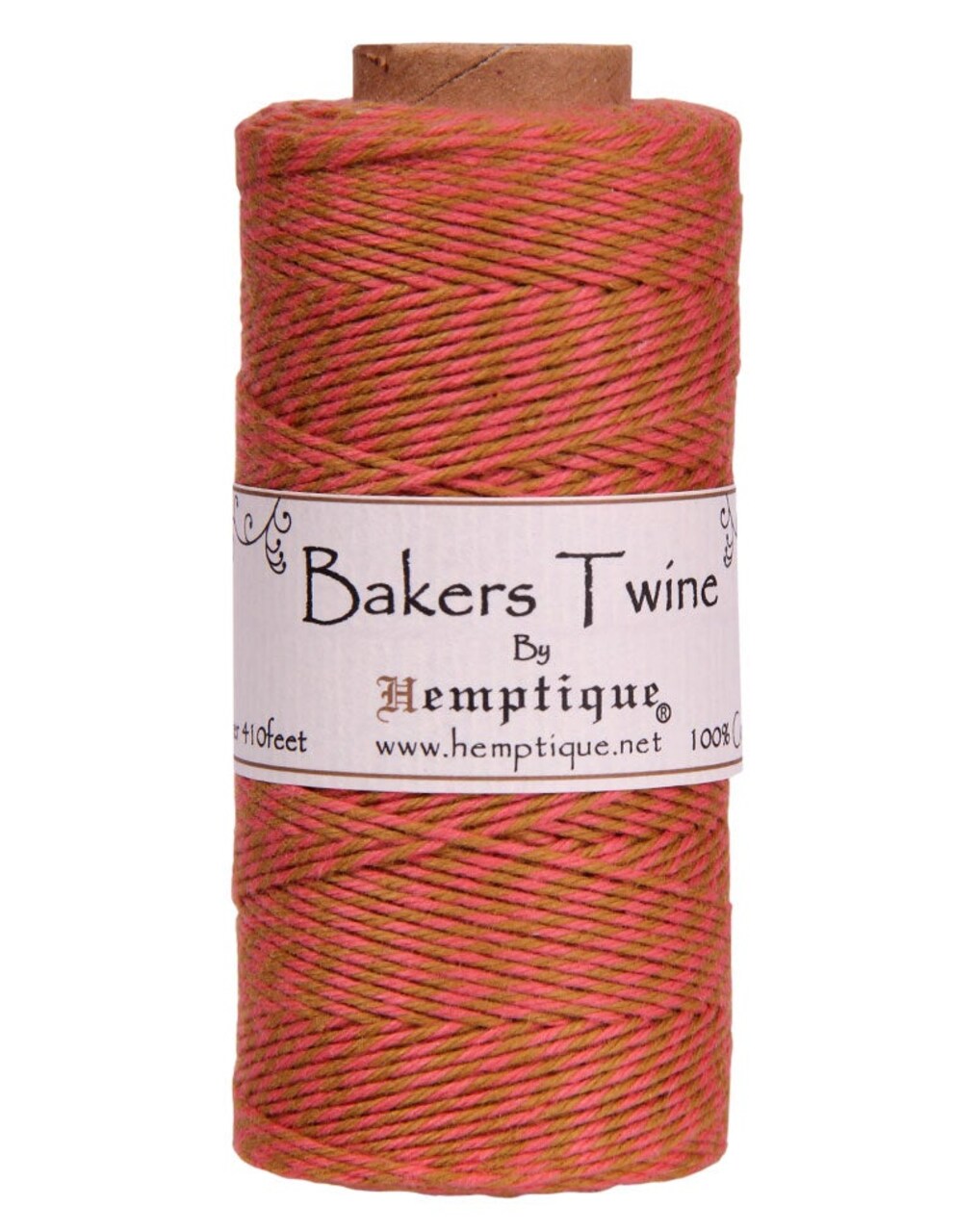Hemptique Cotton Bakers Twine 2-Ply Spools Eco Friendly Sustainable Naturally Grown Jewelry Bracelet Making Paper Crafting Scrapbooking Bookbinding Mixed Media Crocheting Macrame Seasonal Holiday Gift Wrapping Outdoor Gardening
